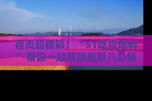 首页超精彩！“51吃瓜爆料”带你一起解锁最新八卦秘闻！