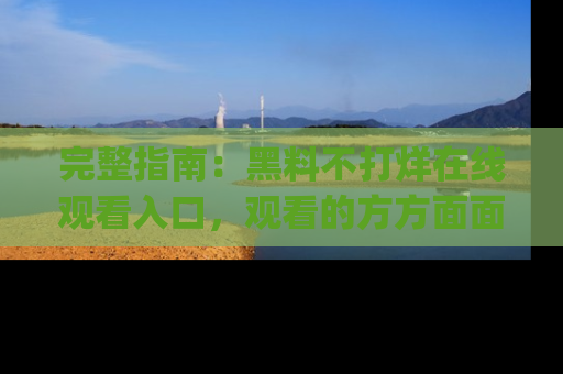 完整指南：黑料不打烊在线观看入口，观看的方方面面与app选择