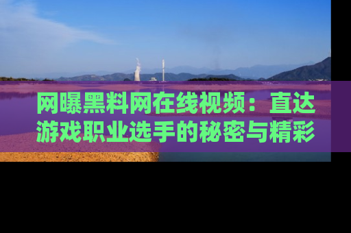 网曝黑料网在线视频:直达游戏职业选手的秘密与精彩动漫片段!
